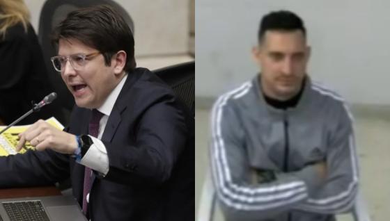 Alias 'El Veneco' y Miguel Uribe Turbay.