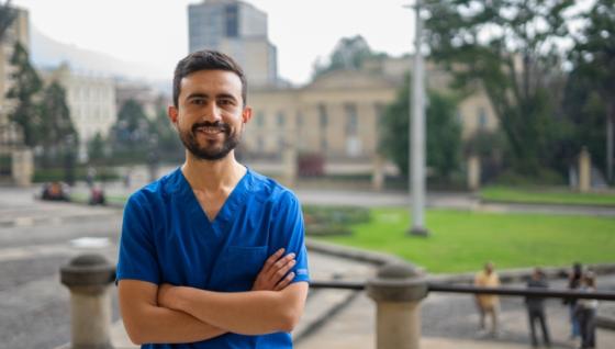 Andrés Salcedo, médico.