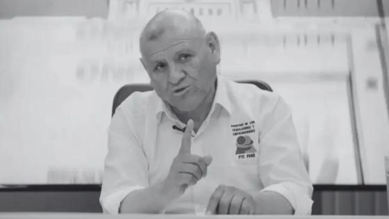 Candidato presidencial peruano Napoleón Becerra.