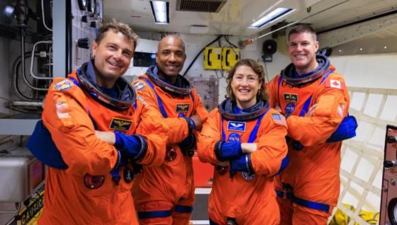 Astronautas de la NASA.