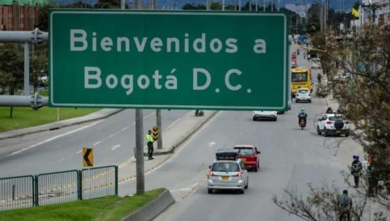Entrada a Bogotá.