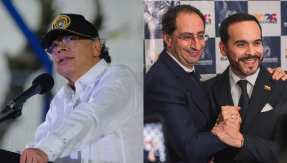 Gustavo Petro y Abelardo de la Espriella.