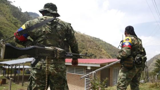 Imagen de referencia de conflicto armado en Colombia.