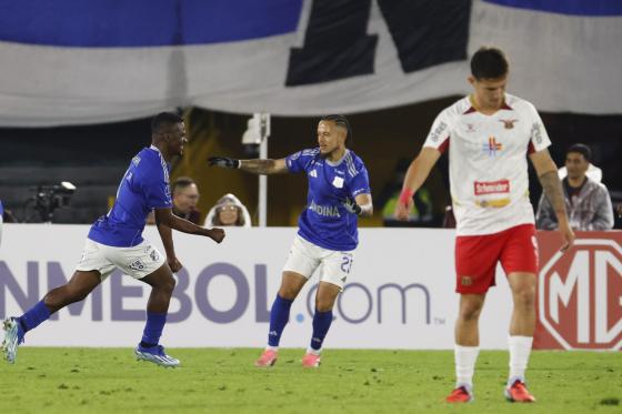 Primera victoria de Millonarios en Copa Sudamericana. 