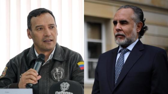 Ministros Pedro Sánchez y Armando Benedetti.