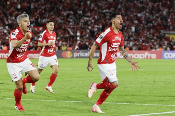 Santa Fe en la Copa Sudamericana. 