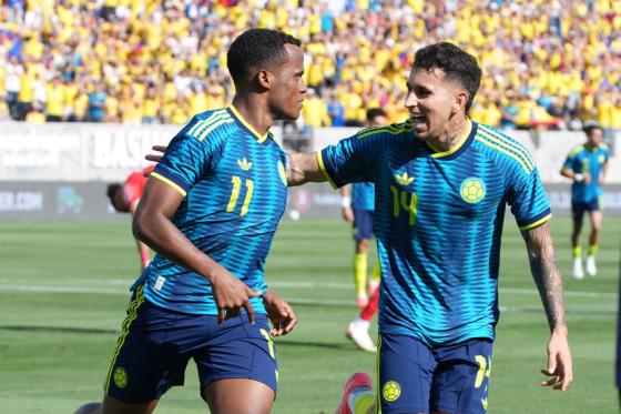 Colombia venció a Jordania en el último amistoso previo al Mundial. 