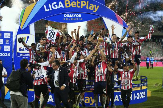 Junior es Bicampeón de la Liga, tras vencer a Atlético Nacional en el global. 
