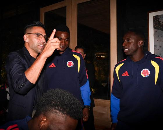 Falcao visitó la Selección Colombia antes del Mundial 2026. 