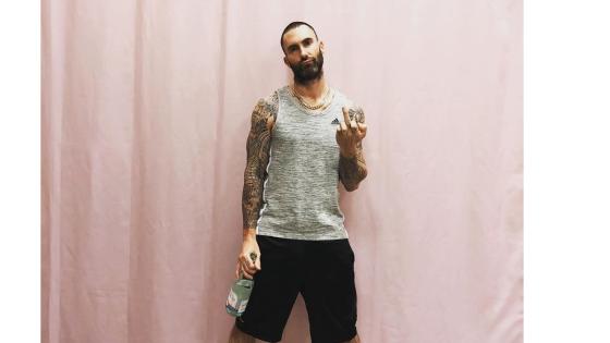 Así luce Adam Levine en redes sociales. Así luce Adam Levine en redes sociales.