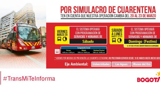 ¿Cómo funcionará el transporte público en el aislamiento?