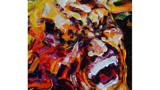 Cortesía “El dolor” de Alexandr Kandinsky