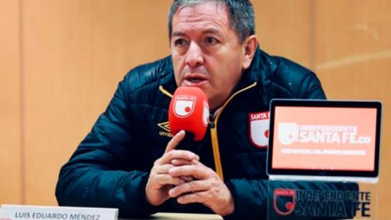 Presidente de Santa Fe Eduardo Méndez habló las salidas y llegadas de jugadores