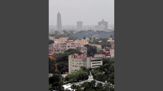 Nube de polvo del Sahara, en Cuba