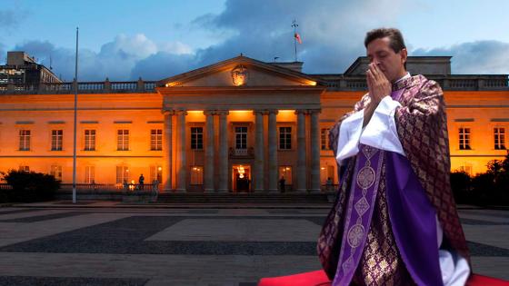 Padre Chucho admitió que sí hizo un exorcismo en la Casa de Nariño