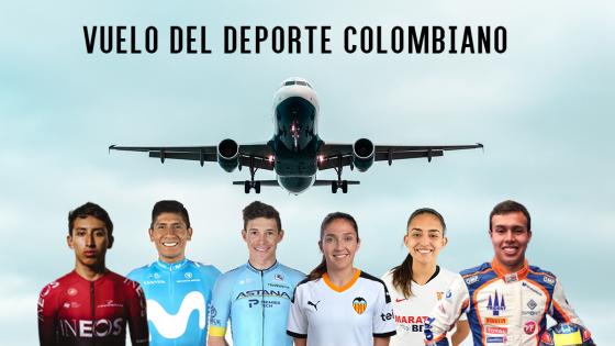 El vuelo del deporte colombiano que partirá el próximo domingo 19 de julio.