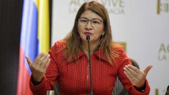 senadora del partido Farc