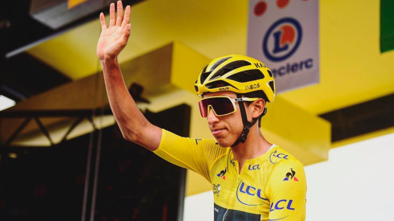 Egan Bernal en el Tour de l'ain