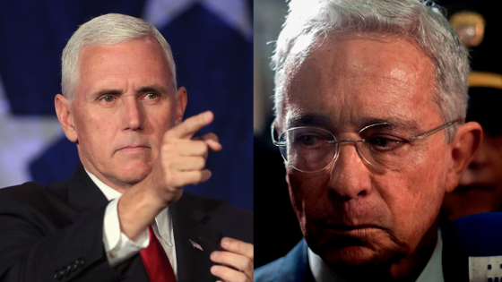 Mike Pence Álvaro Uribe