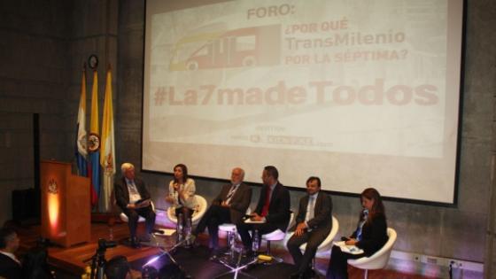 ¿Por qué Transmilenio por la séptima?