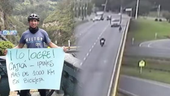 Él era José Duarte, ciclista que murió en Chía