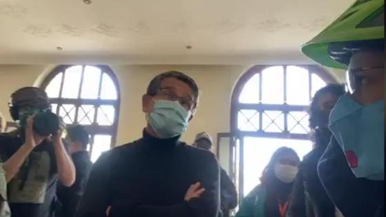 El momento de tensión entre Claudia López y su secretario de Seguridad