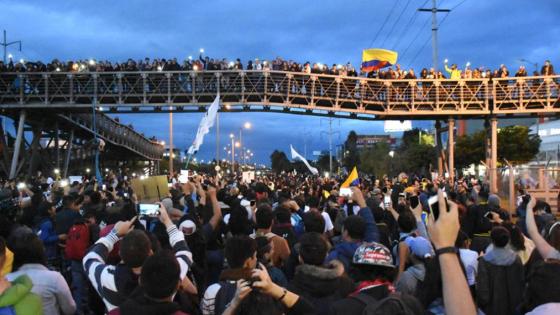 Este es el borrador del protocolo de protestas en Bogotá