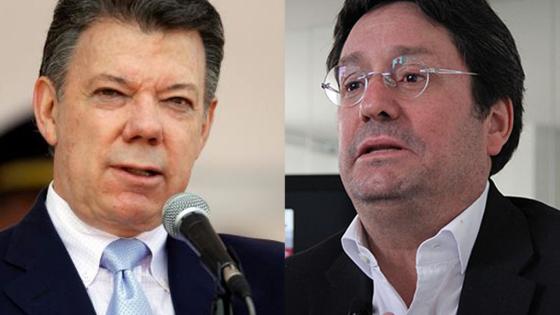 Pacho Santos y Juan Manuel Santos