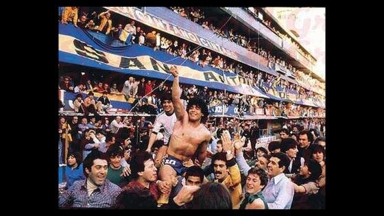 Maradona en su primer mundial en 1982. Maradona en su primer mundial en 1982.