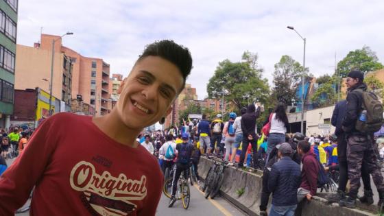 Plantón y velatón en conmemoración a Dilan Cruz en Bogotá