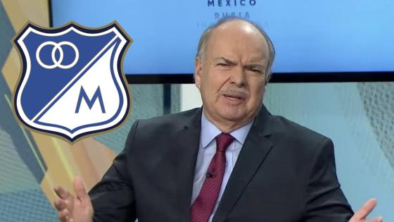 Iván Mejía "cobró" a Millonarios el triunfo de Santa Fe y su paso a la final