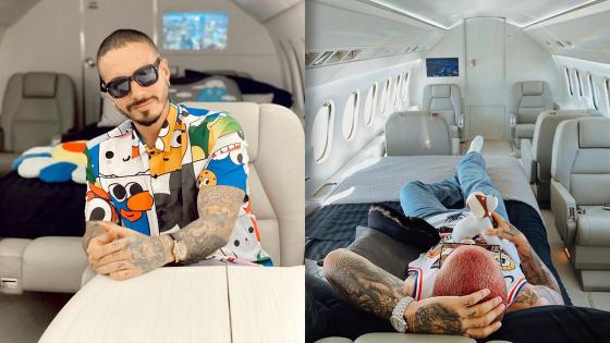 J Balvin avión privado
