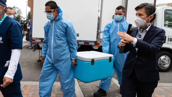 Simulacro de vacunación en Bogotá