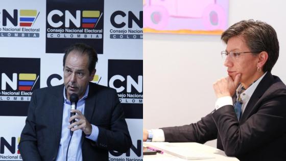 José Miguel Santamaría y Claudia López