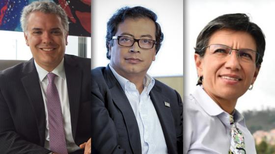 Antes y después de reconocidos políticos colombianos