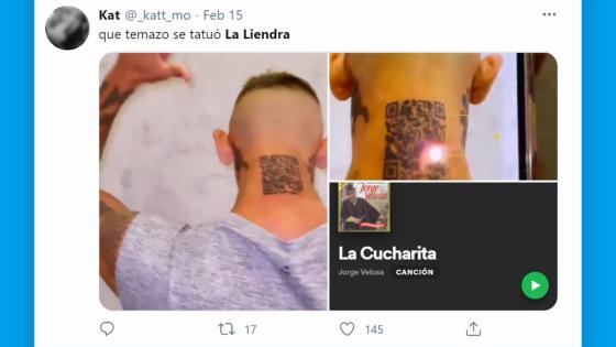 Memes en Twitter - tatuajes de La Liendra