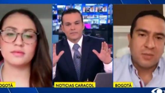 Juan Diego Alvira pasó incómodo momento en vivo con una campanita