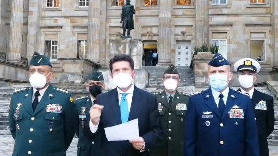 "Seguiremos desbloqueando el país": Mindefensa tras hundirse la moción de censura