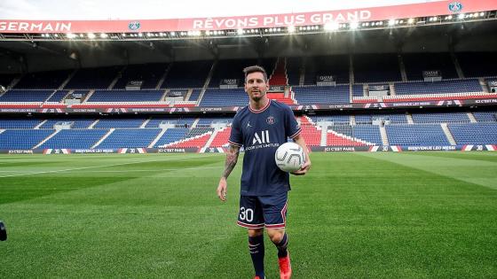 Messi es presentado en el PSG