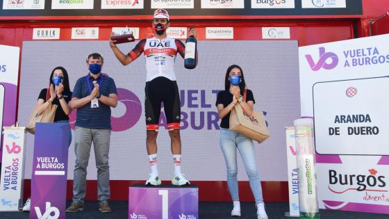 Juan Sebastián Molano, ganador de la etapa 4 de la Vuelta a Burgos