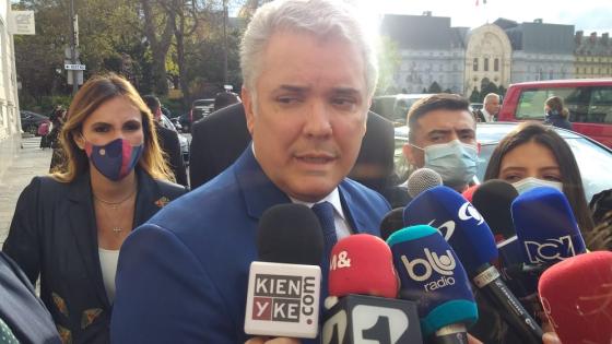 Iván Duque en Francia. 