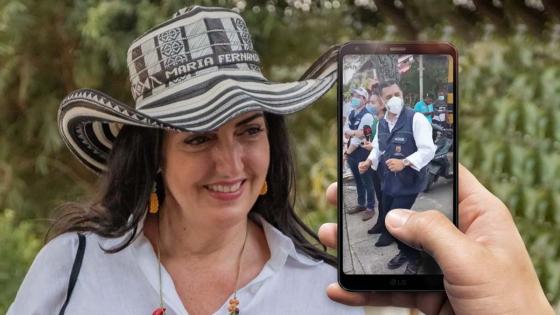 María Fernanda Cabal no le perdona ni un baile a Jorge Iván Ospina 