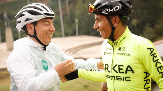 Nairo Quintana pedaleará en la campaña de Carlos Amaya