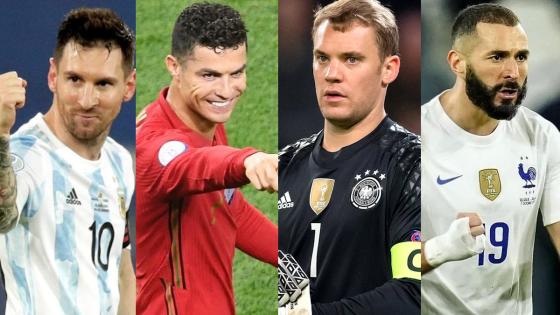 Futbolistas que jugarán su último mundial