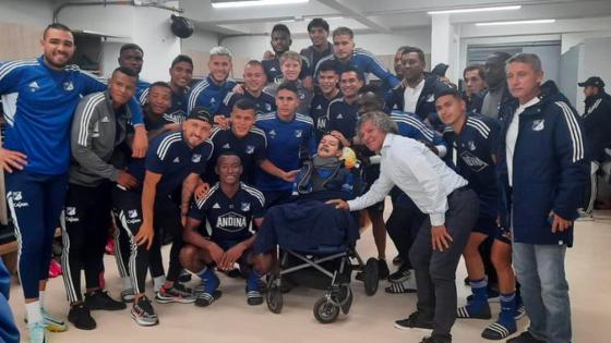 Millonarios cumplió último deseo a hincha antes de morir