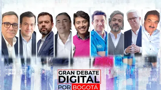  Los candidatos que estarán presentes en el Gran Debate Digital por Bogotá