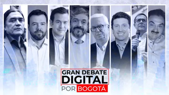 ¿A qué hora es el gran debate digital por Bogotá?