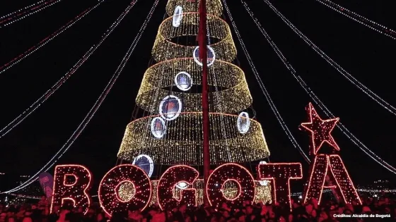 alumbrado navideño Bogotá