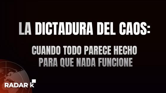 caos gobierno nacional