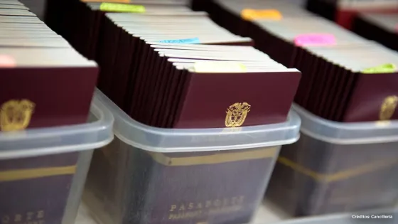 Pasaportes de Colombia.